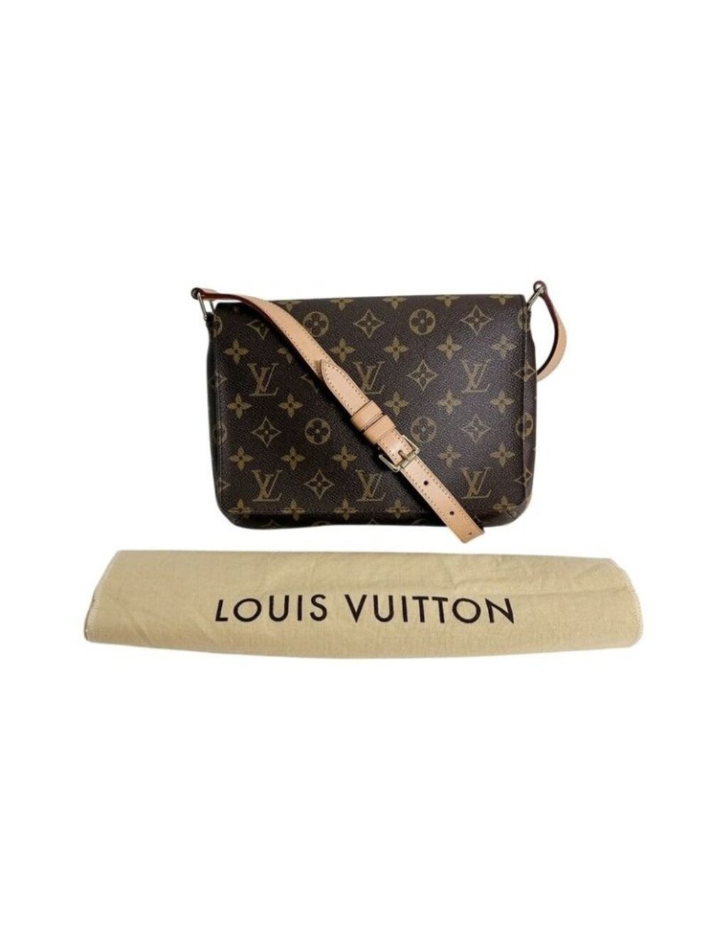 Louis Vuitton Monogram Shoulder Bag Musette Tango Short